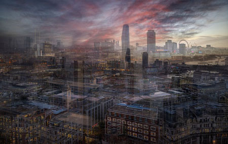 London Skyline Abstract