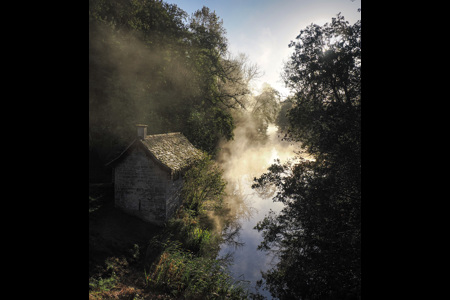 Boathouse In The Mist