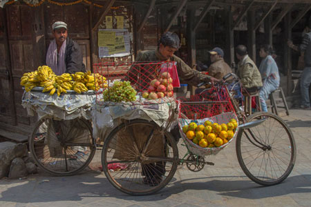 Fruit Vendors Kathmandu