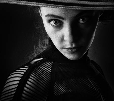 Her Intent Gaze
