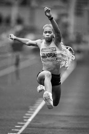 Ojora's Long Jump In The Rain