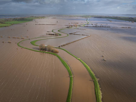 River Tone After Storm Chandra
