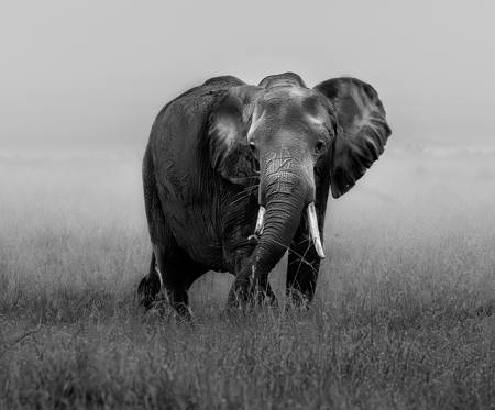 Elephant In The Mist