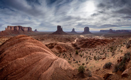 Monument Valley And The Mittens