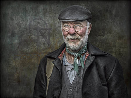 Happy To Have Finished His Shift