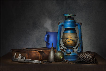 Working Late At The Garage