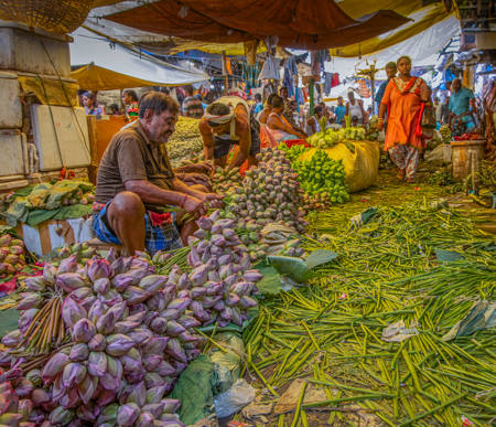 In The Lotus Market