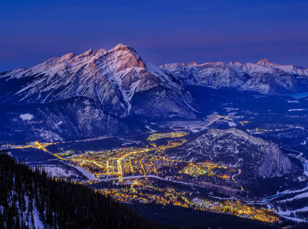 Blue Hour Banff