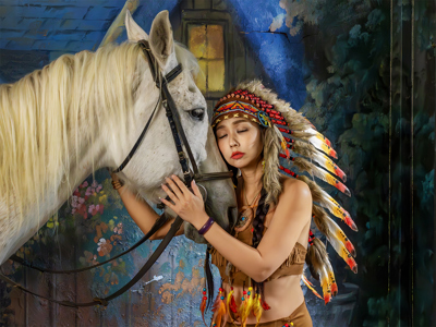 Girl And Horse 5