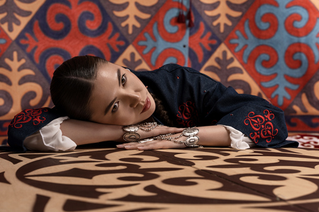Girl In Yurta