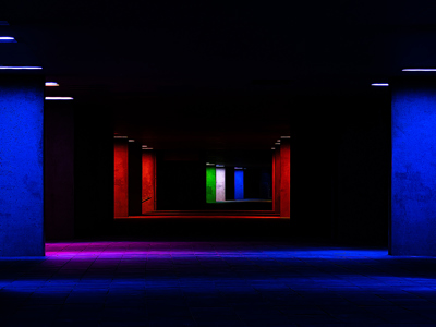 Rotterdam Architecture At Night