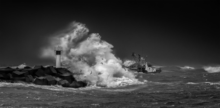 Heading Out In Storm