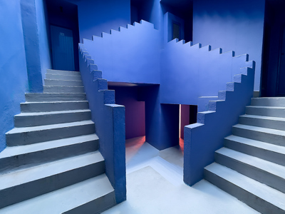Building In Blue