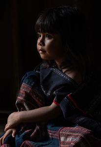 Thoughtful Little Girl