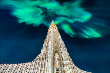 Northern Lights Like Fireworks, Iceland