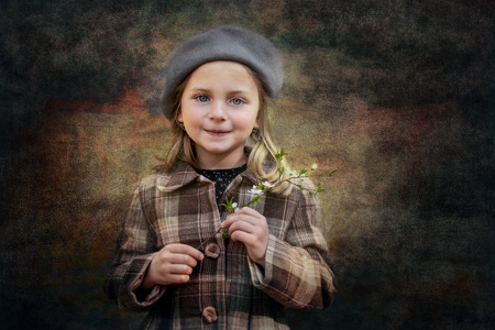 Portrait With A Branch