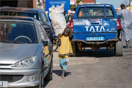 Child In The Streets Of Saint Louis