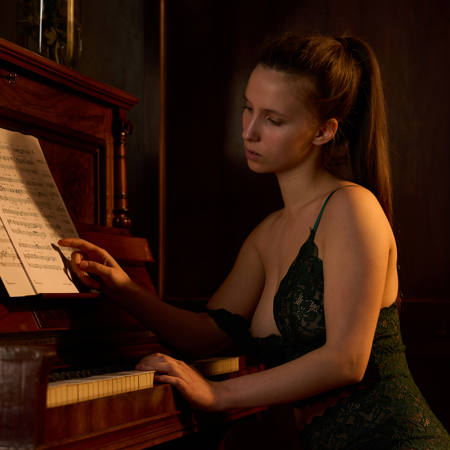 Natalia At The Piano