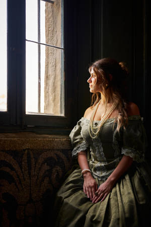 Villa Borromeo - Lady At The Window
