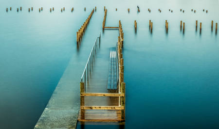 Flooded Jetty, Derwentwater