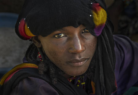 Serious Gaze Of A Chadian Boy