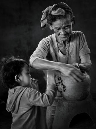 Helping Grandma