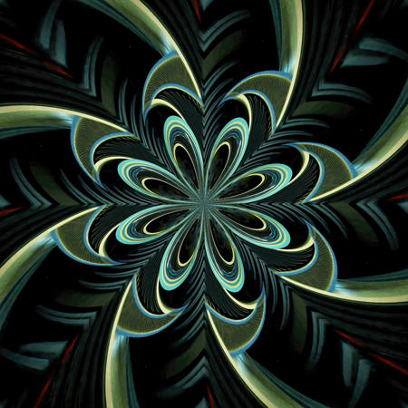 Blue And Green Swirl
