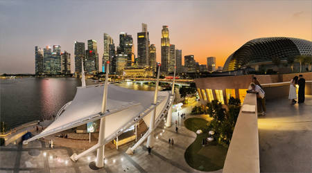 Singapore Dusk Skyline-189