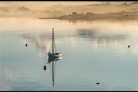 Misty Sunrise In Roundstone Harbour