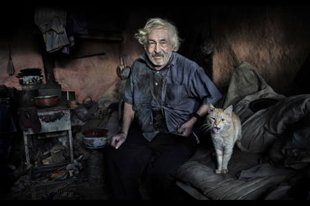 Old Man And The Cat