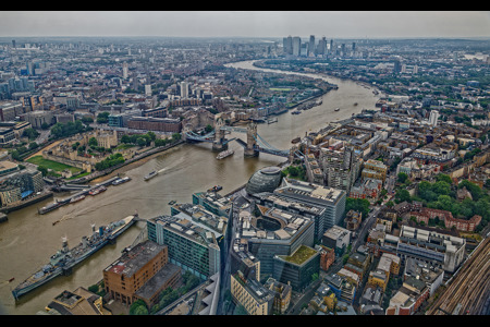 The River Thames From The Shard