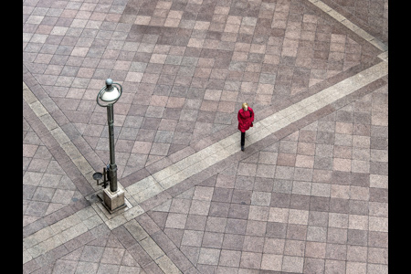 Woman In Red