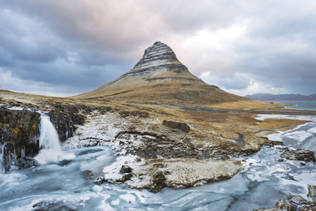 Kirkjufell In January