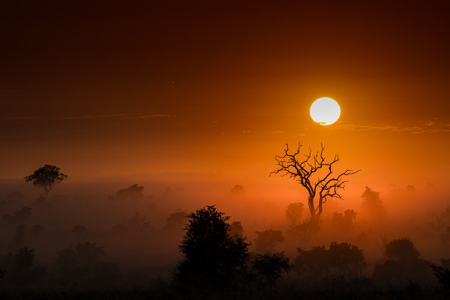 Misty Satara Sunrise