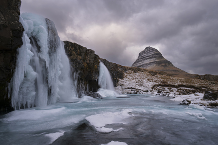 Winter At Kirkjufellsfoss