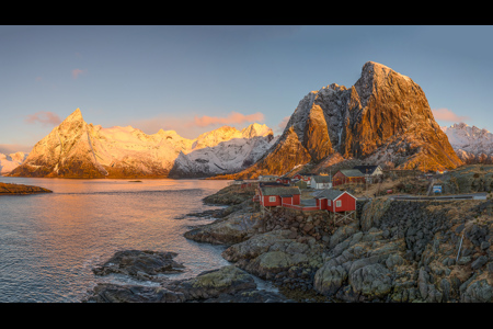 Sunrise At The Polar Circle