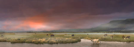Misty Dawn Loch Leven