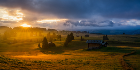 Morning On Seiseralm