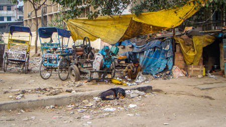 Slum Housing In New Dehli