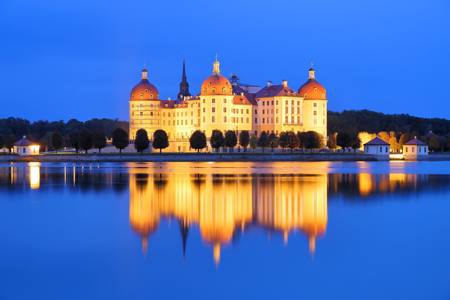 Moritzburg Castle Dawn Reflection