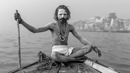 Sadhu On The Ganges