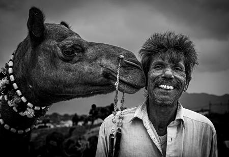 Pushkar Face 01BW