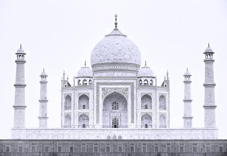 Taj Mahal Rear View
