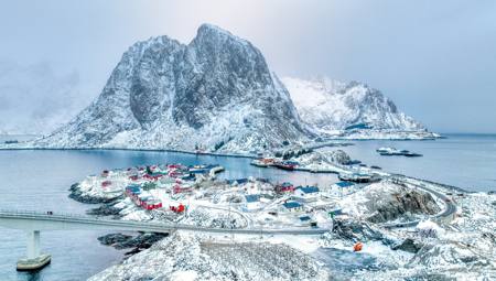 Mountain Behind The Village