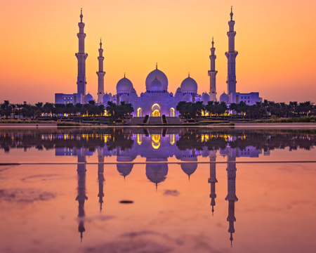 Grand Mosque Sunset