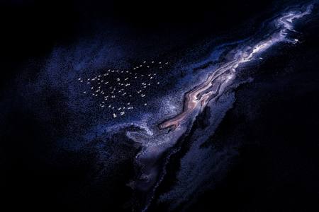 Flying Over Water Patterns