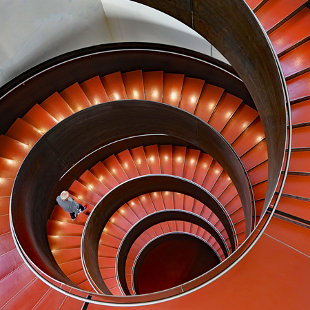 Rote Treppe