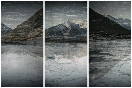 Icy Lake Georgina Tryptch