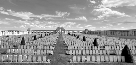 Military Cemetery In France