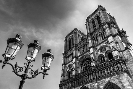 Light On The Notre Dame